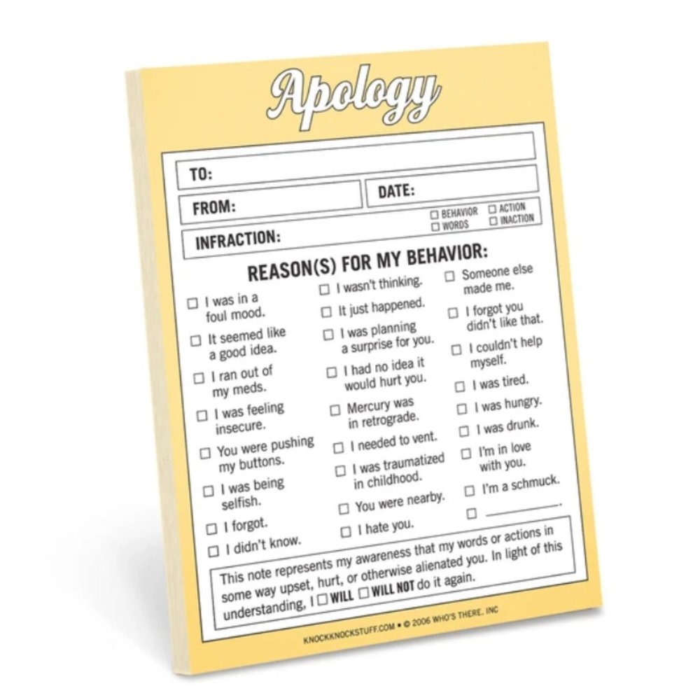 LMT: 3️⃣ Knock Knock Pads Notepads